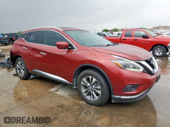 2018 Nissan Murano SV z VIN 5N1AZ2MG2JN188209, wystawiony jako Copart lot #51116065 z przebiegiem 104 015 mil mil oraz Szkoda całkowita • Salvage title. Historia ofert i sprzedaży dostępna na DreamBid. Obrazek 4.