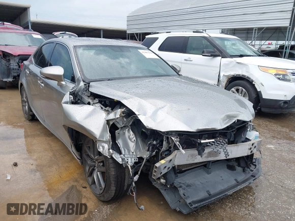 2015 Lexus IS 250 with VIN JTHCF1D28F5022738, listed as a IAAI auction lot 42487636 with 104,789 mi miles and . Bid and sale history available at DreamBid. Image 1.