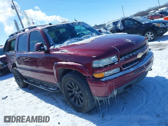 2004 Chevrolet Suburban Z71 with VIN 3GNFK16Z84G231091, listed as a IAAI auction lot 41595885 with 101,243 mi miles. Bid and sale history available at carsss.com. Image 1.