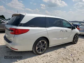 2022 Honda Odyssey Elite с VIN 5FNRL6H99NB057388, выставлен на аукционе Copart как лот 58220605 с пробегом 34 469 миль миль и Списание • Salvage title. История ставок и продаж доступна на DreamBid. Изображение 3.