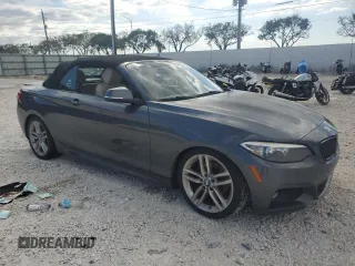 2017 BMW 2 Series 230i with VIN WBA2K9C36H7A26375, listed as a Copart auction lot 47055625 with 62,165 mi miles and Salvage title. Bid and sale history available at DreamBid. Image 4.
