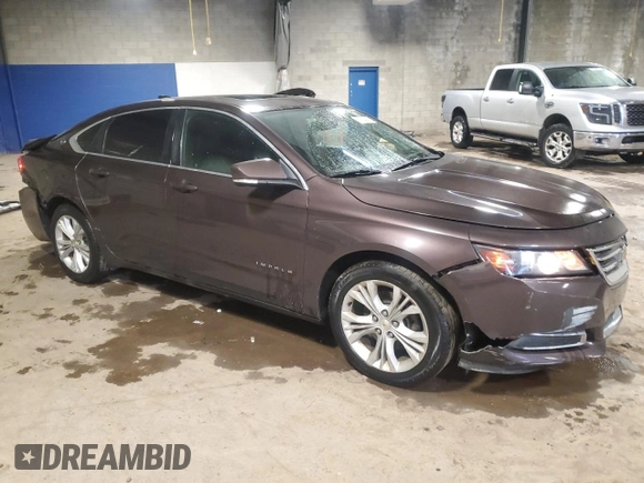 2015 Chevrolet Impala LT с VIN 2G1125S37F9148561, выставлен на аукционе Copart как лот 57534315 с пробегом 93 500 миль миль и Списание • Salvage title. История ставок и продаж доступна на DreamBid. Изображение 4.