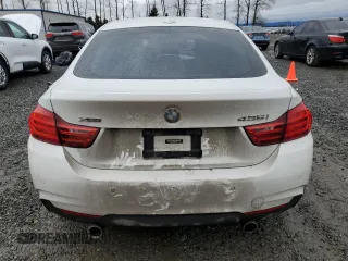 2015 BMW 4 Series 435i xDrive with VIN WBA4B3C56FD669599, listed as a Copart auction lot 43461545 with 186,082 mi miles and Salvage title. Bid and sale history available at DreamBid. Image 6.