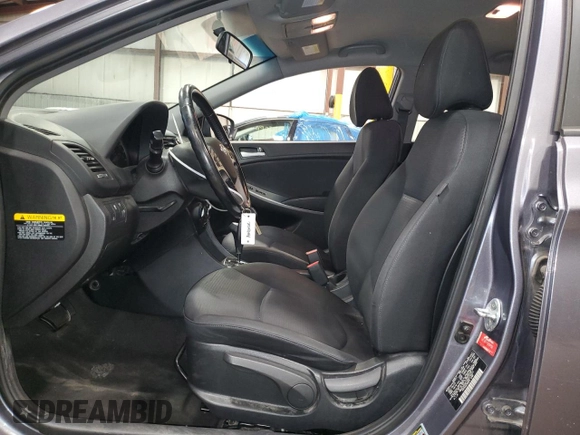 2016 Hyundai Accent Sport with VIN KMHCU5AE7GU272021, listed as a Copart auction lot 65738234 with 125,465 mi miles and Salvage Title. Bid and sale history available at carsss.com. Image 7.