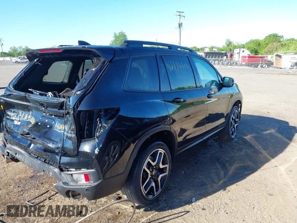 2022 Honda Passport Elite z VIN 5FNYF8H01NB003681, wystawiony jako IAAI lot #42186806 z przebiegiem 50 517 mil mil oraz . Historia ofert i sprzedaży dostępna na DreamBid. Obrazek 4.