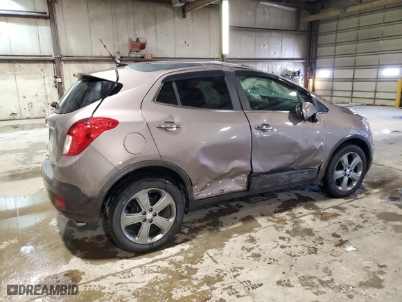 2013 Buick Encore Leather with VIN KL4CJCSB9DB178956, listed as a Copart auction lot 45148875 with 51,343 mi miles and Salvage Title. Bid and sale history available at carsss.com. Image 3.