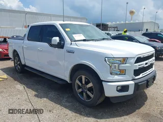 2015 Ford F-150 XL with VIN 1FTEW1CFXFKD88054, listed as a IAAI auction lot 42716461 with 65,535 mi miles and . Bid and sale history available at DreamBid. Image 1.