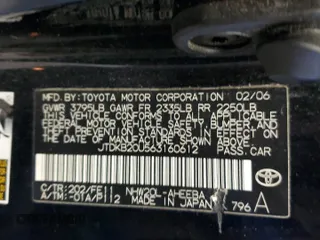 2006 Toyota Prius with VIN JTDKB20U563160612, listed as a Copart auction lot 50626705 with 70,521 mi miles and Salvage Title. Bid and sale history available at carsss.com. Image 13.