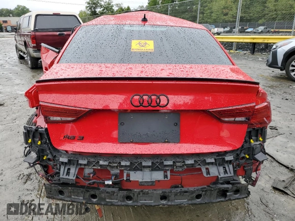 2019 Audi RS 3 with VIN WUABWGFF4KA904106, listed as a Copart auction lot 72851844 with Not provided miles and Salvage title. Bid and sale history available at DreamBid. Image 6.