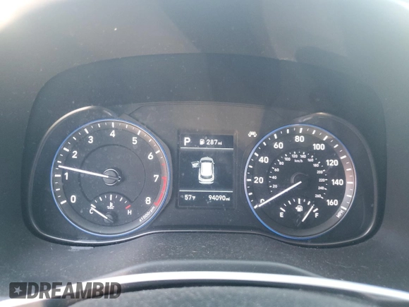2019 Hyundai Kona SE with VIN KM8K12AA9KU207938, listed as a Copart auction lot 46918425 with 94,090 mi miles and Salvage Title. Bid and sale history available at DreamBid. Image 9.