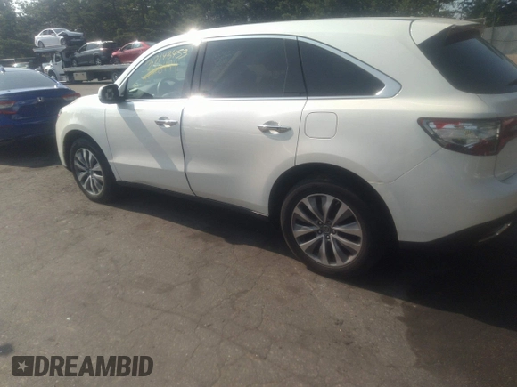 2015 Acura MDX Technology with VIN 5FRYD4H45FB005838, listed as a IAAI auction lot 37143453 with 100,034 mi miles and . Bid and sale history available at DreamBid. Image 14.