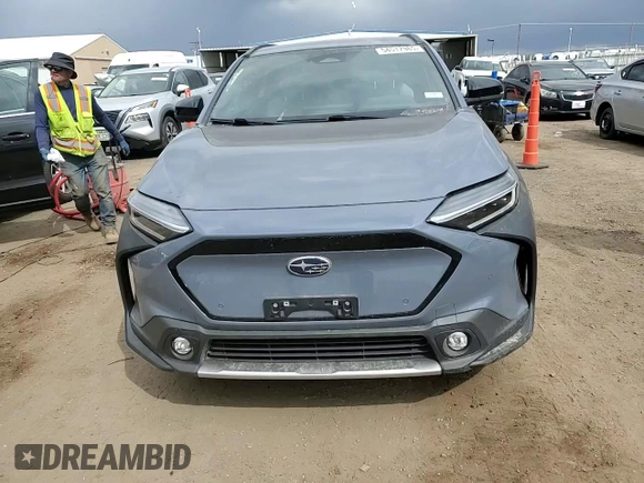 2023 Subaru Solterra Limited with VIN JTMABABA4PA031170, listed as a Copart auction lot 54517985 with 53,221 mi miles and Salvage title. Bid and sale history available at DreamBid. Image 14.