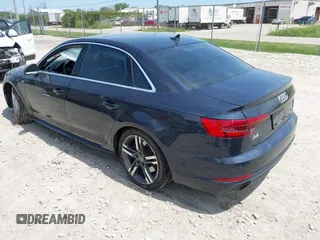 2017 Audi A4 with VIN WAUFNBF41HA048644, listed as a IAAI auction lot 42712473 with 140,593 mi miles and . Bid and sale history available at DreamBid. Image 3.