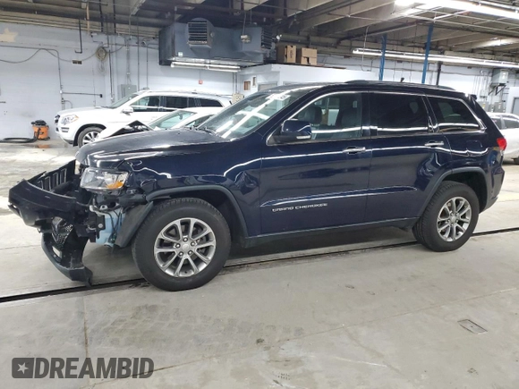 2014 Jeep Grand Cherokee Limited z VIN 1C4RJFBG6EC415007, wystawiony jako Copart lot #52321245 z przebiegiem 102 168 mil mil oraz Szkoda całkowita • Salvage title. Historia ofert i sprzedaży dostępna na DreamBid. Obrazek 1.