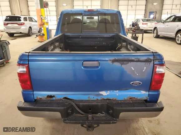 2001 Ford Ranger XL Fleet with VIN 1FTZR15E11TA56827, listed as a Copart auction lot 53546175 with 146,737 mi miles and Clean Title. Bid and sale history available at carsss.com. Image 6.