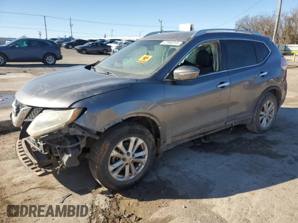 2015 Nissan Rogue S with VIN KNMAT2MV4FP517976, listed as a Copart auction lot 47590315 with 167,419 mi miles and Salvage Title. Bid and sale history available at DreamBid. Image 1.