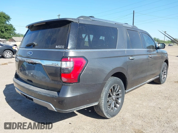 2021 Ford Expedition Max Limited with VIN 1FMJK1KT0MEA58450, listed as a IAAI auction lot 39174522 with 45,650 mi miles and . Bid and sale history available at DreamBid. Image 4.