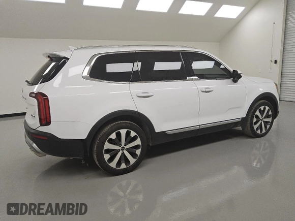 2021 Kia Telluride EX with VIN 5XYP34HC4MG124901, listed as a Copart auction lot 50641025 with 50,474 mi miles and Clean Title. Bid and sale history available at DreamBid. Image 3.