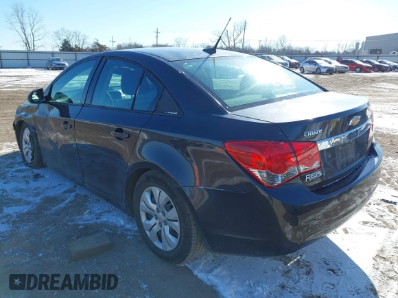 2014 Chevrolet Cruze LS with VIN 1G1PA5SG2E7382347, listed as a IAAI auction lot 41377497 with 140,765 mi miles and . Bid and sale history available at DreamBid. Image 3.