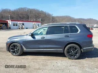 2020 BMW X7 xDrive40i with VIN 5UXCW2C03L9A01096, listed as a IAAI auction lot 41774774 with 55,596 mi miles. Bid and sale history available at carsss.com. Image 14.