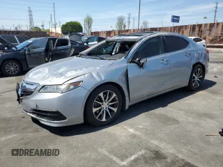 2017 Acura TLX with VIN 19UUB1F36HA006136, listed as a Copart auction lot 50255495 with 76,921 mi miles and Salvage Title. Bid and sale history available at carsss.com. Image 1.