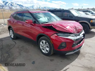 2020 Chevrolet Blazer LT z VIN 3GNKBHRSXLS618131, wystawiony jako IAAI lot #41663943 z przebiegiem 38 943 mil mil oraz . Historia ofert i sprzedaży dostępna na DreamBid. Obrazek 1.
