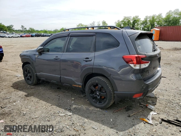 2022 Subaru Forester Wilderness with VIN JF2SKAMC4NH429911, listed as a Copart auction lot 56545185 with 45,248 mi miles and Salvage title. Bid and sale history available at DreamBid. Image 2.