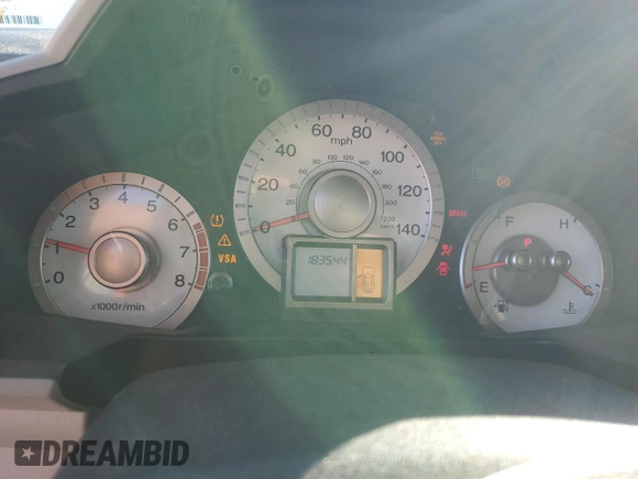 2011 Honda Pilot LX with VIN 5FNYF4H21BB094179, listed as a Copart auction lot 80498764 with 183,544 mi miles and Salvage Title. Bid and sale history available at DreamBid. Image 9.