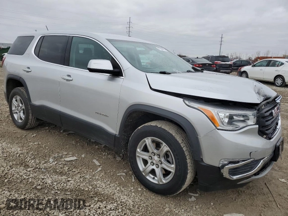 2017 GMC Acadia SLE with VIN 1GKKNRLA0HZ249686, listed as a Copart auction lot 47990465 with 79,394 mi miles and Salvage title. Bid and sale history available at DreamBid. Image 4.
