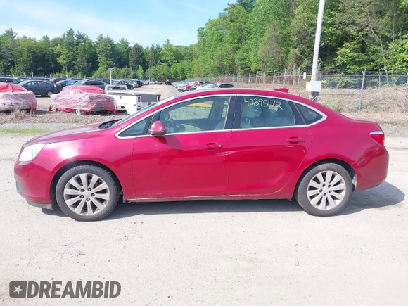 2015 Buick Verano with VIN 1G4PP5SK4F4126719, listed as a IAAI auction lot 42395172 with 190,556 mi miles and . Bid and sale history available at DreamBid. Image 12.
