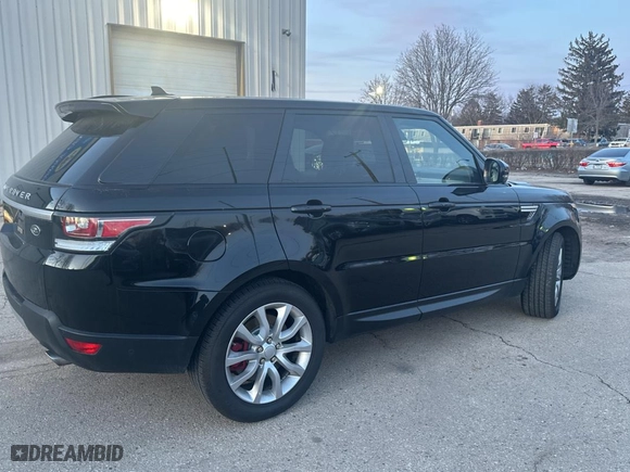2016 Land Rover Range Rover Sport V8 Dynamic with VIN SALWR2EF9GA580046, listed as a Copart auction lot 49009835 with 99,796 mi miles and Clean Title. Bid and sale history available at carsss.com. Image 4.