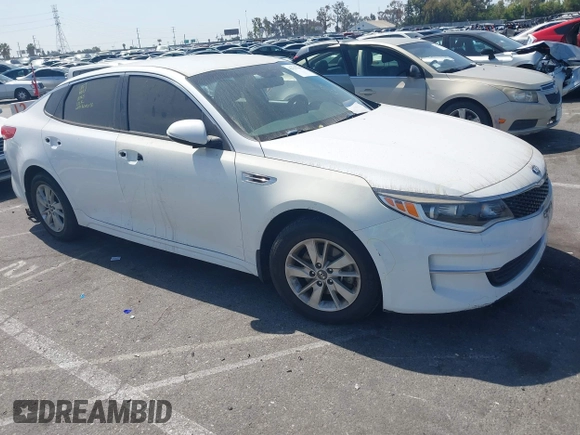 2016 Kia Optima LX with VIN 5XXGT4L34GG024846, listed as a IAAI auction lot 42325706 with 80,645 mi miles and . Bid and sale history available at DreamBid. Image 1.