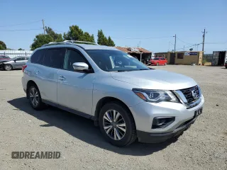 2020 Nissan Pathfinder S with VIN 5N1DR2AN7LC618959, listed as a Copart auction lot 57436355 with 66,458 mi miles and Salvage title. Bid and sale history available at DreamBid. Image 4.
