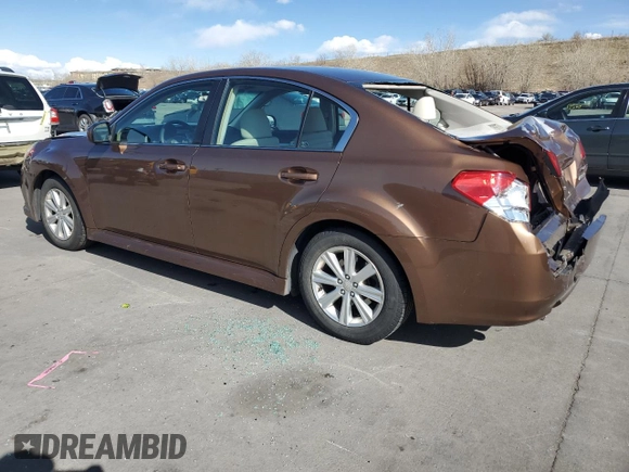 2012 Subaru Legacy Premium with VIN 4S3BMBC69C3040928, listed as a Copart auction lot 51605795 with 76,477 mi miles and Salvage Title. Bid and sale history available at DreamBid. Image 2.