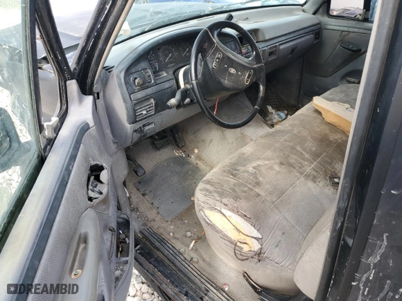 1996 Ford F-250 with VIN 1FTHX25F0TEB72558, listed as a Copart auction lot 81605404 with 0 mi miles and Non Repairable. Bid and sale history available at carsss.com. Image 8.
