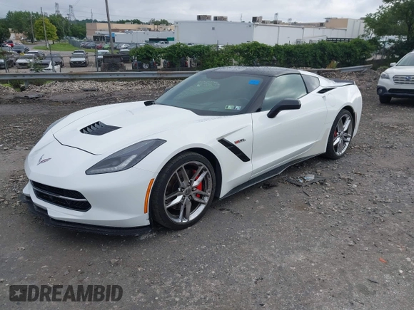 2015 Chevrolet Corvette Z51 3LT z VIN 1G1YM2D72F5119618, wystawiony jako IAAI lot #42744702 z przebiegiem Nie podano mil oraz . Historia ofert i sprzedaży dostępna na DreamBid. Obrazek 2.