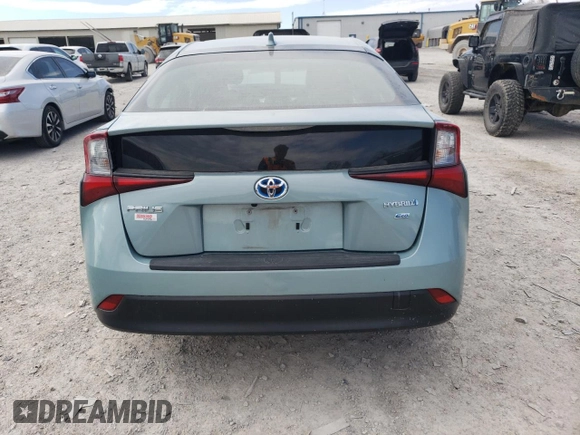 2022 Toyota Prius L Eco with VIN JTDKAMFU0N3183039, listed as a Copart auction lot 50710775 with 49,667 mi miles and Salvage Title. Bid and sale history available at DreamBid. Image 6.