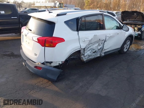 2014 Toyota RAV4 XLE with VIN 2T3RFREV1EW202699, listed as a IAAI auction lot 41117670 with 141,560 mi miles and . Bid and sale history available at DreamBid. Image 4.