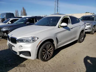 2016 BMW X6 sDrive35i with VIN 5UXKU0C52G0F92193, listed as a Copart auction lot 41029243 with 225,982 mi miles. Bid and sale history available at carsss.com. Image 1.