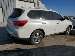 2018 Nissan Pathfinder Platinum z VIN 5N1DR2MM4JC633404, wystawiony jako Copart lot #86541774 z przebiegiem 141 455 mil mil oraz Szkoda całkowita • Salvage title. Historia ofert i sprzedaży dostępna na DreamBid. Obrazek 3.