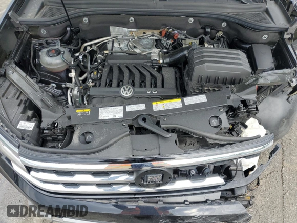 2022 Volkswagen Atlas SE with VIN 1V2HR2CAXNC514385, listed as a Copart auction lot 55742695 with 33,263 mi miles and Salvage title. Bid and sale history available at DreamBid. Image 12.