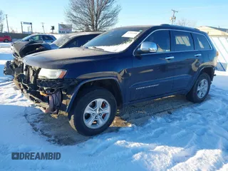 2014 Jeep Grand Cherokee Overland with VIN 1C4RJFCG1EC200570, listed as a IAAI auction lot 41301398 with 183,986 mi miles. Bid and sale history available at carsss.com. Image 23.