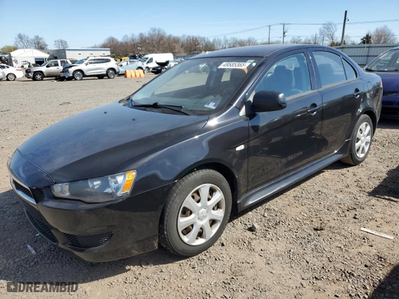 2014 Mitsubishi Lancer ES with VIN JA32U2FU7EU009635, listed as a Copart auction lot 49585365 with 164,750 mi miles and Clean Title. Bid and sale history available at carsss.com. Image 1.