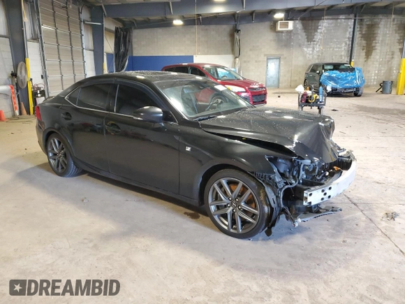 2018 Lexus IS with VIN JTHC81D2XJ5031055, listed as a Copart auction lot 85798034 with 74,309 mi miles and Salvage Title. Bid and sale history available at carsss.com. Image 4.