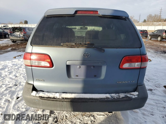 2002 Toyota Sienna CE with VIN 4T3ZF19C42U445459, listed as a Copart auction lot 83699584 with 193,751 mi miles and Salvage Title. Bid and sale history available at carsss.com. Image 6.