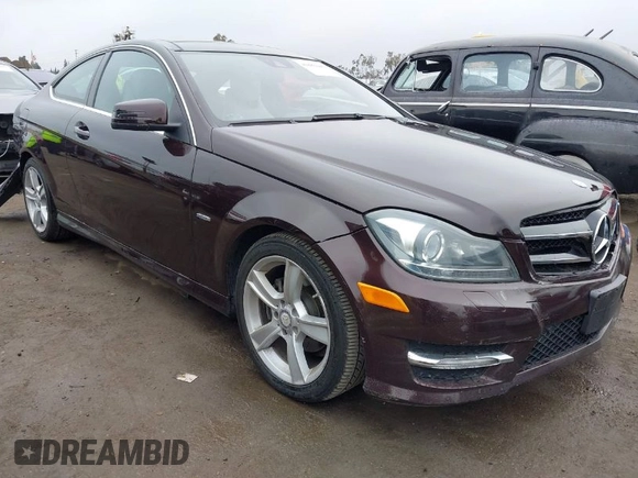 2012 Mercedes-Benz C 250 with VIN WDDGJ4HB7CF762175, listed as a IAAI auction lot 41888646 with 109,303 mi miles and . Bid and sale history available at DreamBid. Image 1.