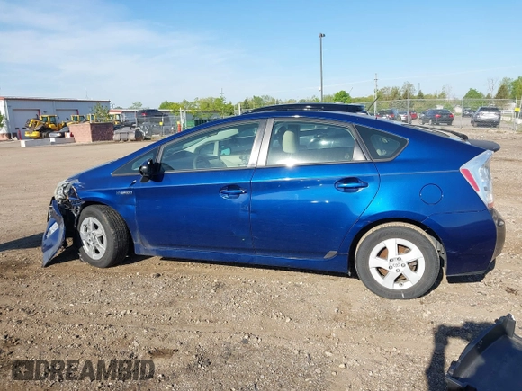 2011 Toyota Prius I with VIN JTDKN3DU1B1410358, listed as a IAAI auction lot 42244411 with 178,955 mi miles and . Bid and sale history available at DreamBid. Image 14.