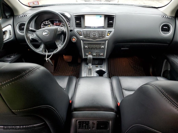 2019 Nissan Pathfinder SV with VIN 5N1DR2MM2KC592188, listed as a Copart auction lot 85503804 with 56,538 mi miles and Salvage Title. Bid and sale history available at carsss.com. Image 8.
