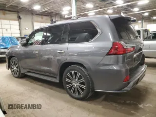 2020 Lexus LX with VIN JTJDY7AXXL4328373, listed as a Copart auction lot 38491094 with 36,415 mi miles. Bid and sale history available at carsss.com. Image 2.