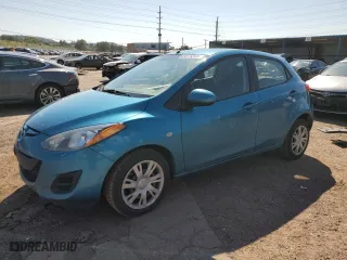 2012 Mazda Mazda2 Sport with VIN JM1DE1KZ9C0148138, listed as a Copart auction lot 69875394 with 62,133 mi miles and Salvage Title. Bid and sale history available at carsss.com. Image 1.